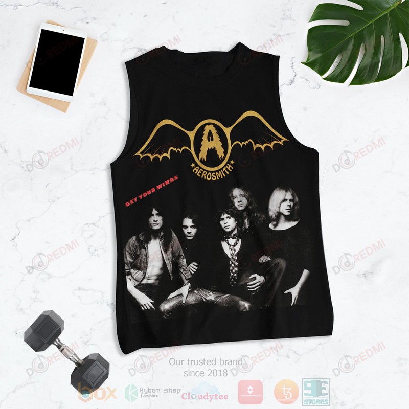 NEW Aerosmith Get Your Wings Album 3D Tank Top