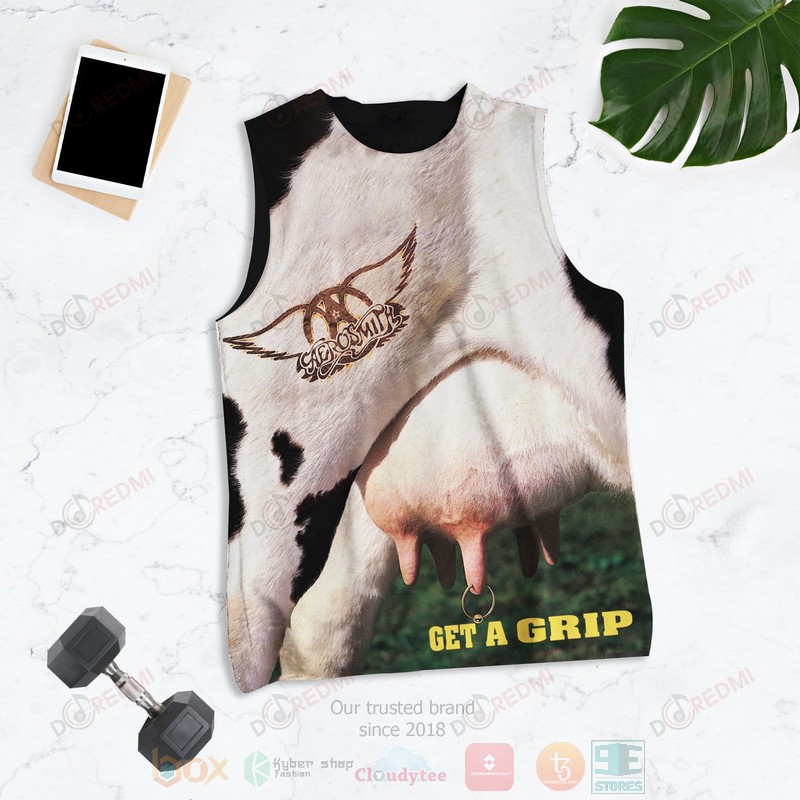 NEW Aerosmith Get a Grip Album 3D Tank Top