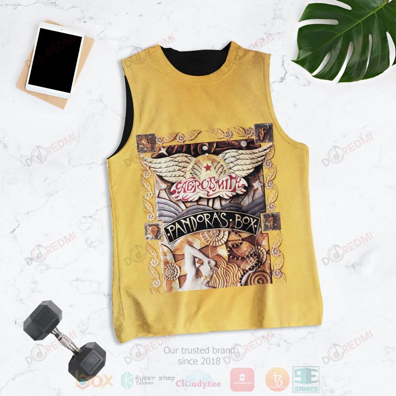 NEW Aerosmith Pandora's Box Album 3D Tank Top
