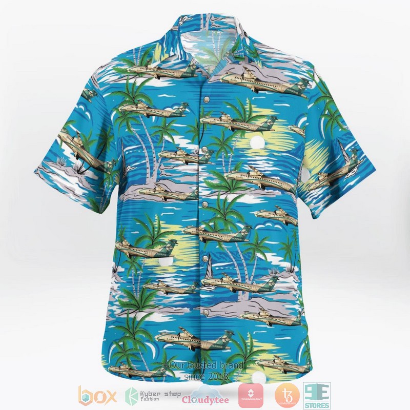 NEW Air Dolomiti ATR 72-500 Aloha Shirt 2 NEW Air Dolomiti ATR 72-500 Aloha Shirt word1
