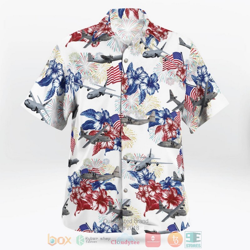 BEST Air Force Lockheed C-130 Hercules 4th Of July Hawaii Shirt word1