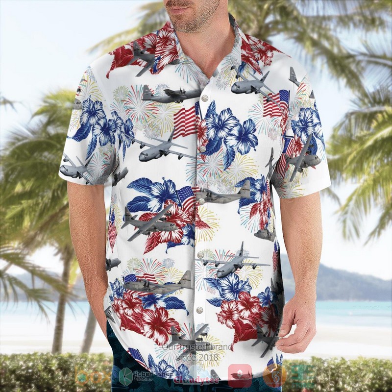 BEST Air Force Lockheed C-130 Hercules 4th Of July Hawaii Shirt word1