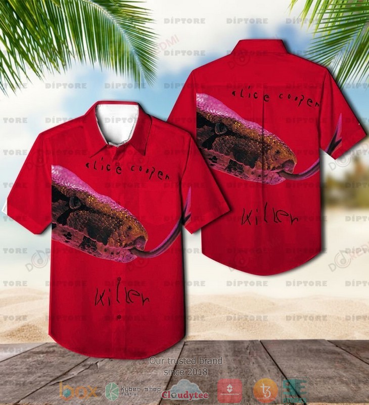 Alice Coope Killer Short Sleeve Hawaiian Shirt word1