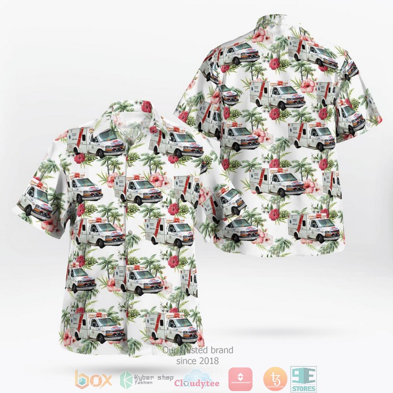 Ambulance Paramedics of BC Hawaii 3D Shirt