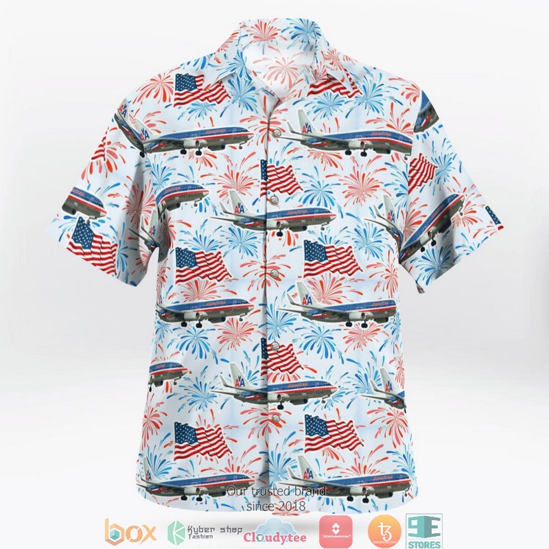 American Airlines Boeing 737 823 Old Livery Independence Day Hawaiian Shirt 2 American Airlines Boeing 737 823 Old Livery Independence Day Hawaiian Shirt word1