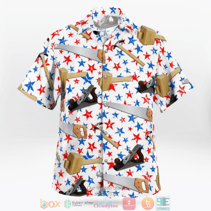 American Carpenter Independence Day Hawaiian Shirt 2 American Carpenter Independence Day Hawaiian Shirt word3