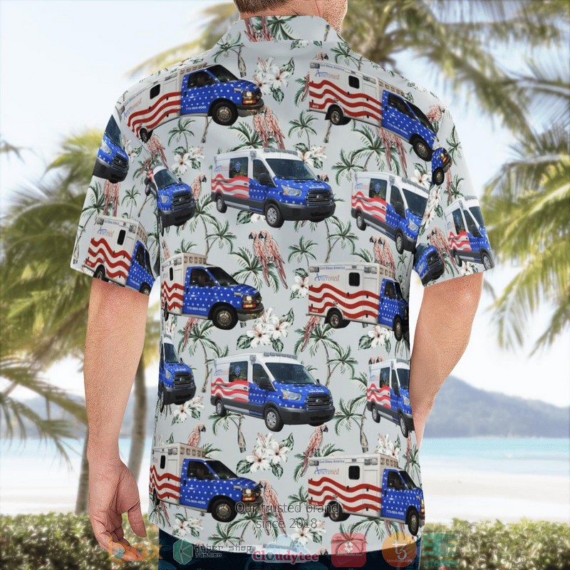 NEW Amerimed EMS Memphis Tennessee Fleet Aloha Shirt 4 NEW Amerimed EMS Memphis Tennessee Fleet Aloha Shirt word3