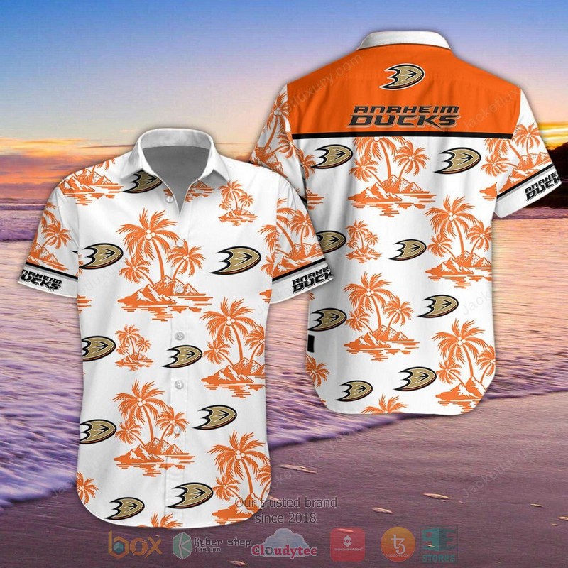 HOT Anaheim Ducks Hawaiian Shirt, Shorts word1