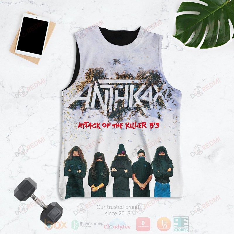 NEW Anthrax Attack of the Killer B's Album 3D Tank Top