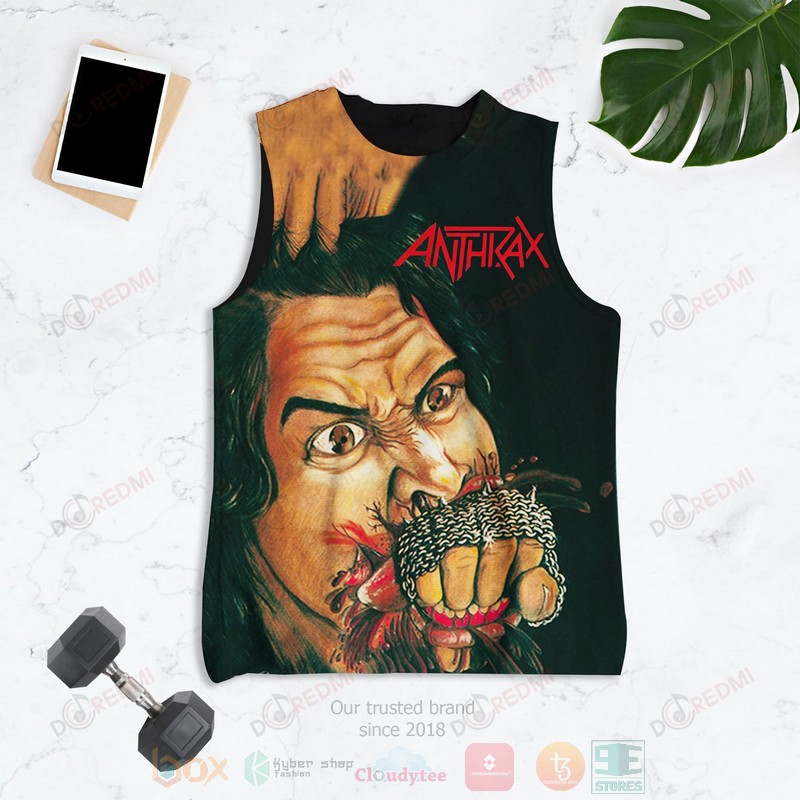 NEW Anthrax Fistful of Metal Armed and Dangerous Album 3D Tank Top