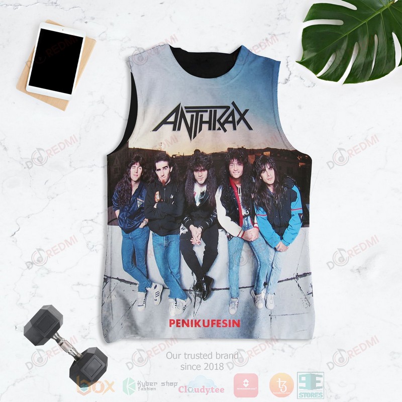 NEW Anthrax Penikufesin Album 3D Tank Top