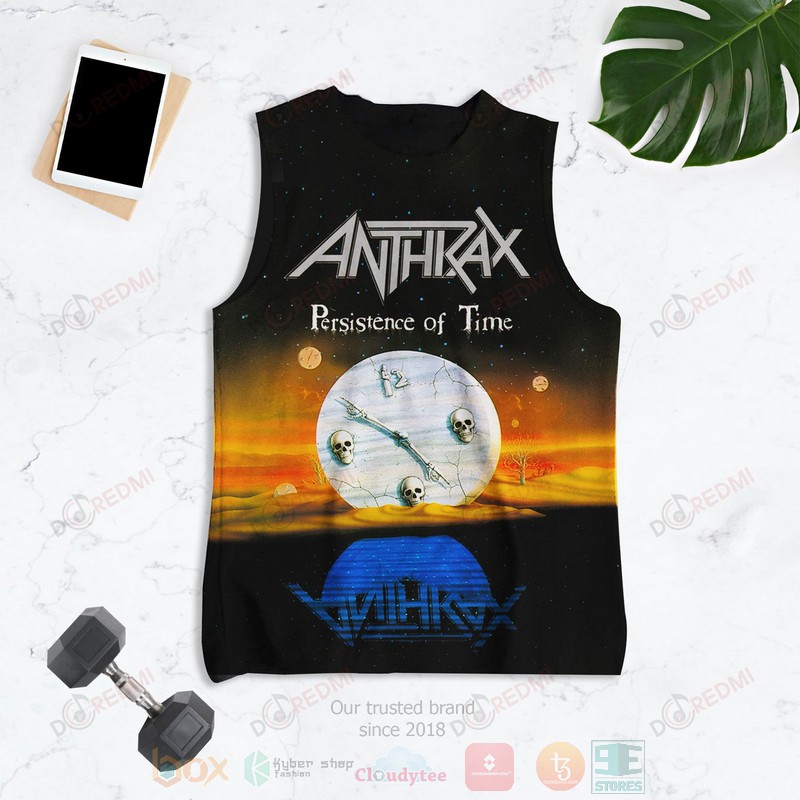 NEW Anthrax Persistence of Time Album 3D Tank Top