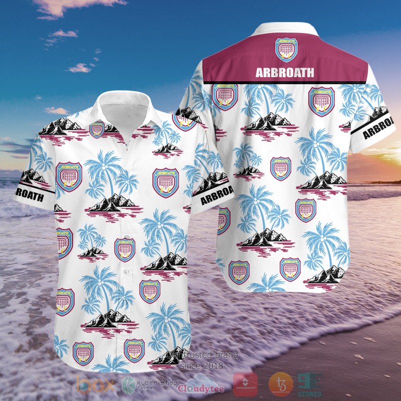 HOT Arbroath Football Club Hawaiian Shirt word2