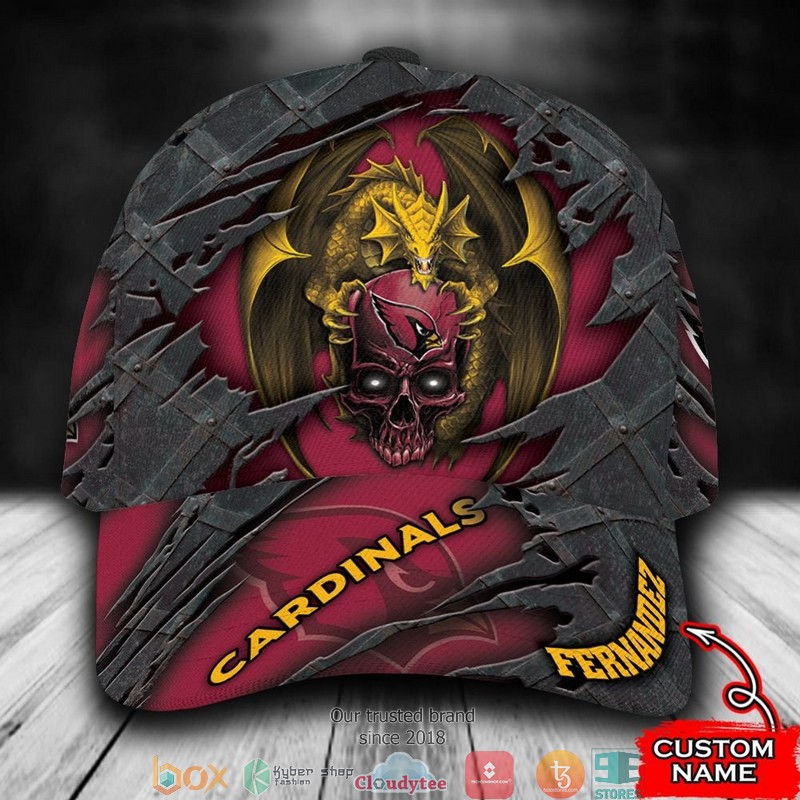 Arizona Cardinals Dragon NFL Custom Name Cap 9 Arizona Cardinals Dragon NFL Custom Name Cap word2