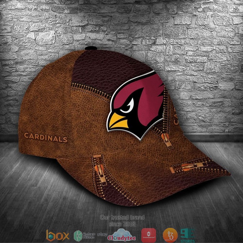 Arizona Cardinals Luxury NFL Brown Custom Name Cap word1