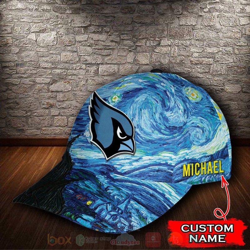 BEST Arizona Cardinals Van Gogh NFL Team Custom Name 3D Cap 3 BEST Arizona Cardinals Van Gogh NFL Team Custom Name 3D Cap word2