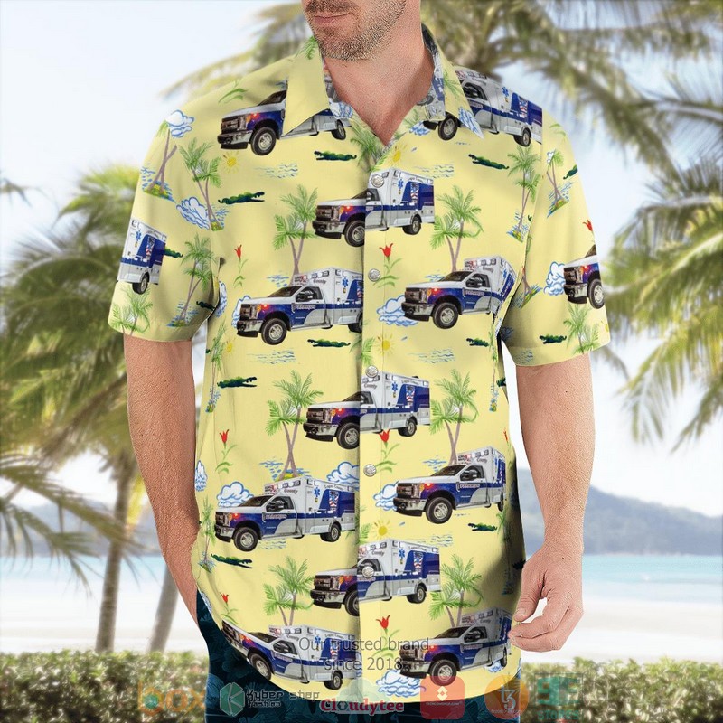 NEW Arkansas Logan County EMS Aloha Shirt 3 NEW Arkansas Logan County EMS Aloha Shirt word3