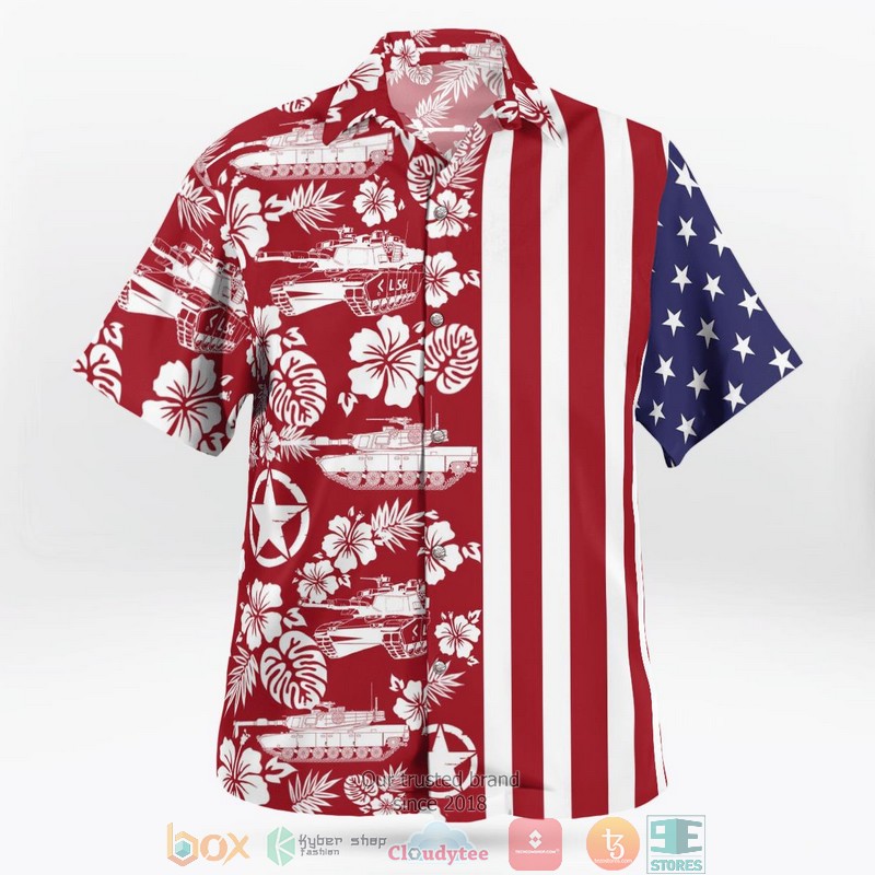 NEW Army 4th Of July M1 Abrams Aloha Shirt 2 NEW Army 4th Of July M1 Abrams Aloha Shirt word2