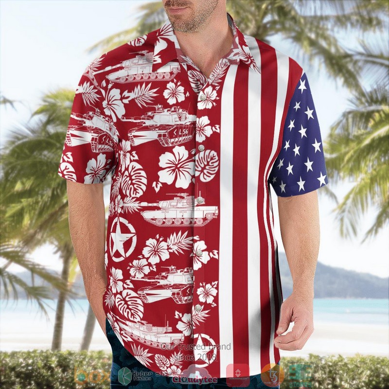 NEW Army 4th Of July M1 Abrams Aloha Shirt 3 NEW Army 4th Of July M1 Abrams Aloha Shirt word2