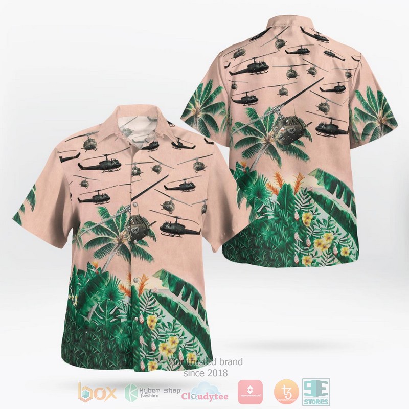 BEST Army Huey Helicopter Hawaii Shirt word3
