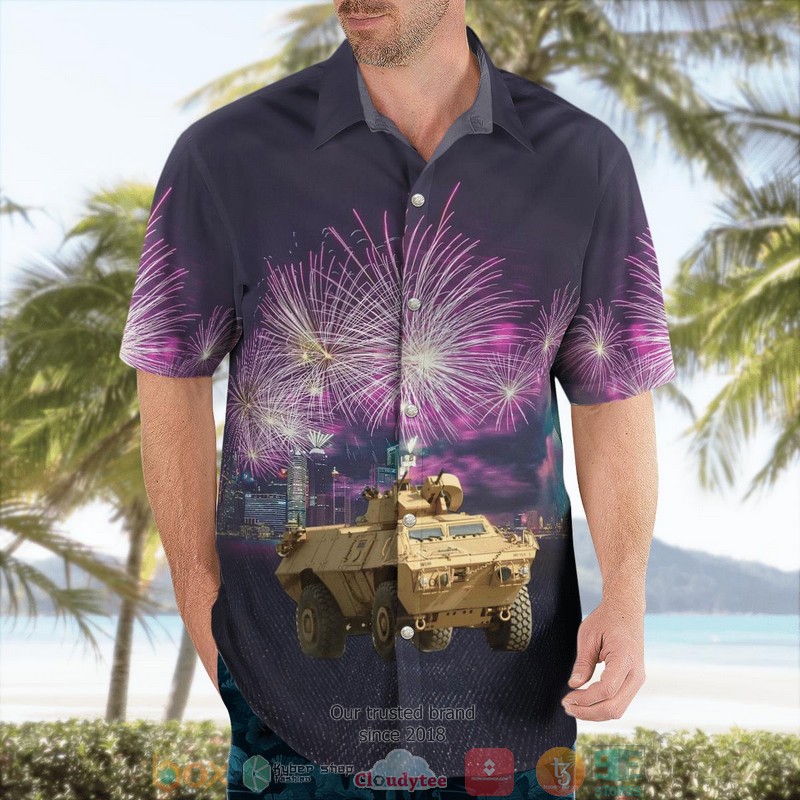 NEW Army M1117 Armored car 4th Of July Aloha Shirt 3 NEW Army M1117 Armored car 4th Of July Aloha Shirt word2
