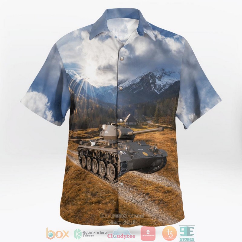 Army Vietnam Era M24 Chaffee Light Tank Hawaiian Shirt 2 Army Vietnam Era M24 Chaffee Light Tank Hawaiian Shirt word1