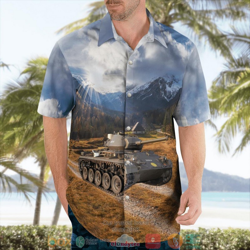 Army Vietnam Era M24 Chaffee Light Tank Hawaiian Shirt 3 Army Vietnam Era M24 Chaffee Light Tank Hawaiian Shirt word1