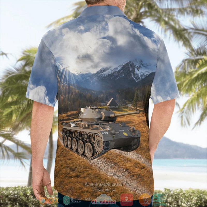 Army Vietnam Era M24 Chaffee Light Tank Hawaiian Shirt 4 Army Vietnam Era M24 Chaffee Light Tank Hawaiian Shirt word1