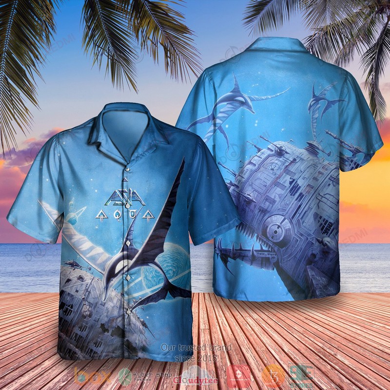 BEST Asia Band Aqua Aloha Shirt