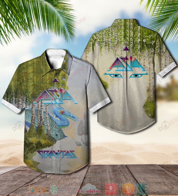 Asia Band Asia Short Sleeve Hawaiian Shirt word1
