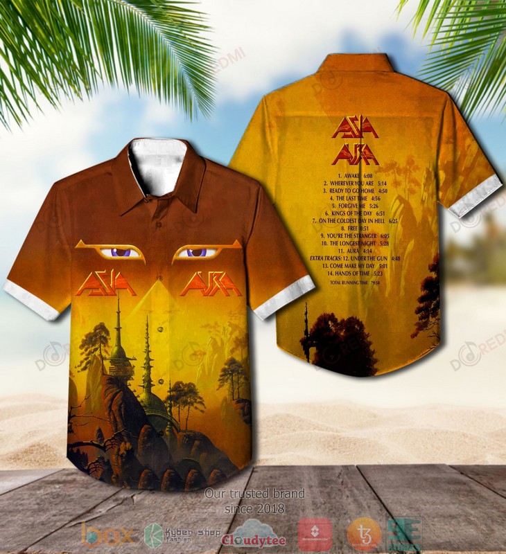 Asia Band Aura Short Sleeve Hawaiian Shirt 2 Asia Band Aura Short Sleeve Hawaiian Shirt word2