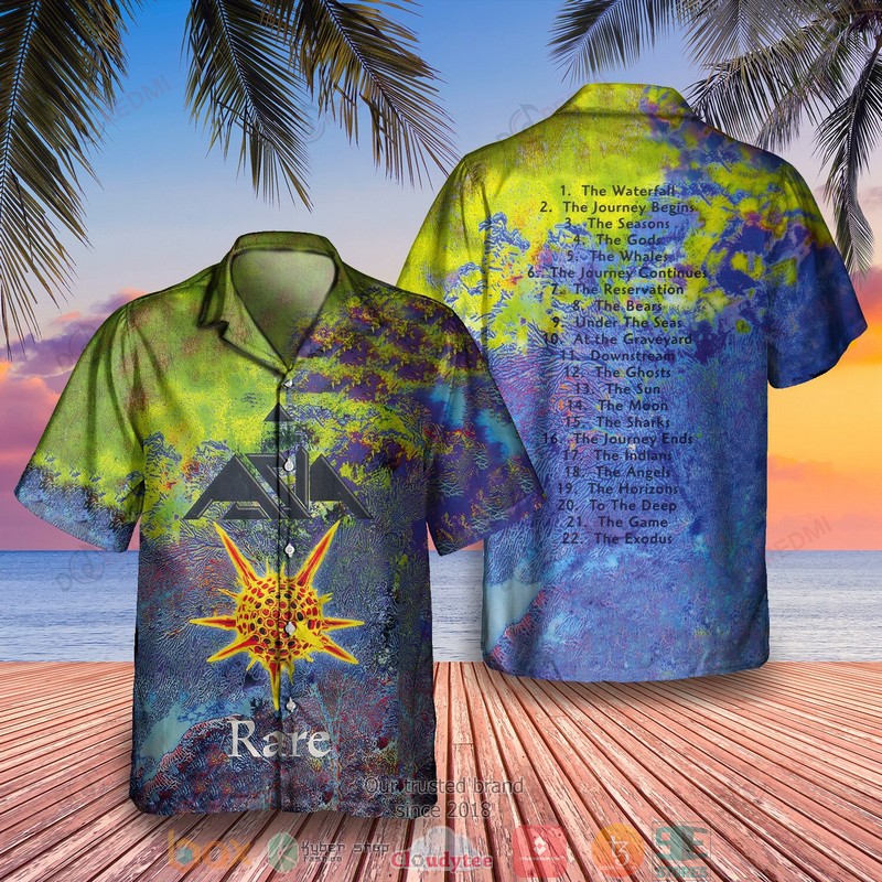 BEST Asia Band Rare Aloha Shirt word1