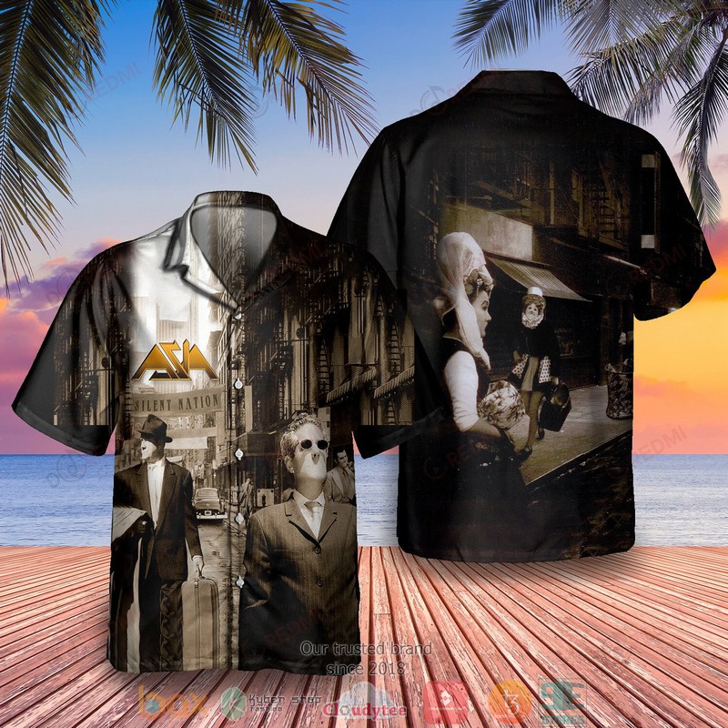 BEST Asia Band Silent Nation Aloha Shirt word1