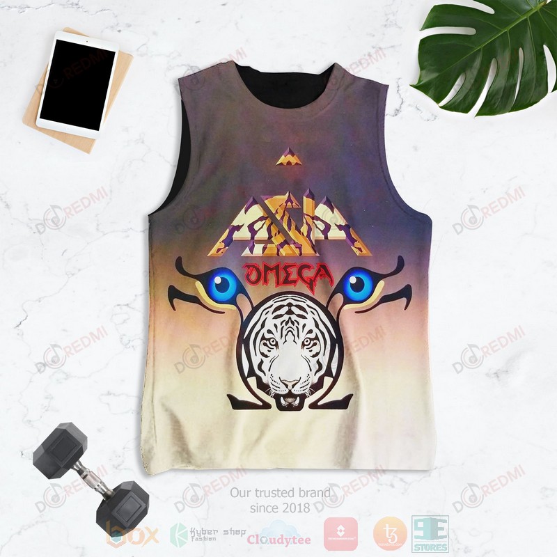 NEW Asia Omega Album 3D Tank Top word2