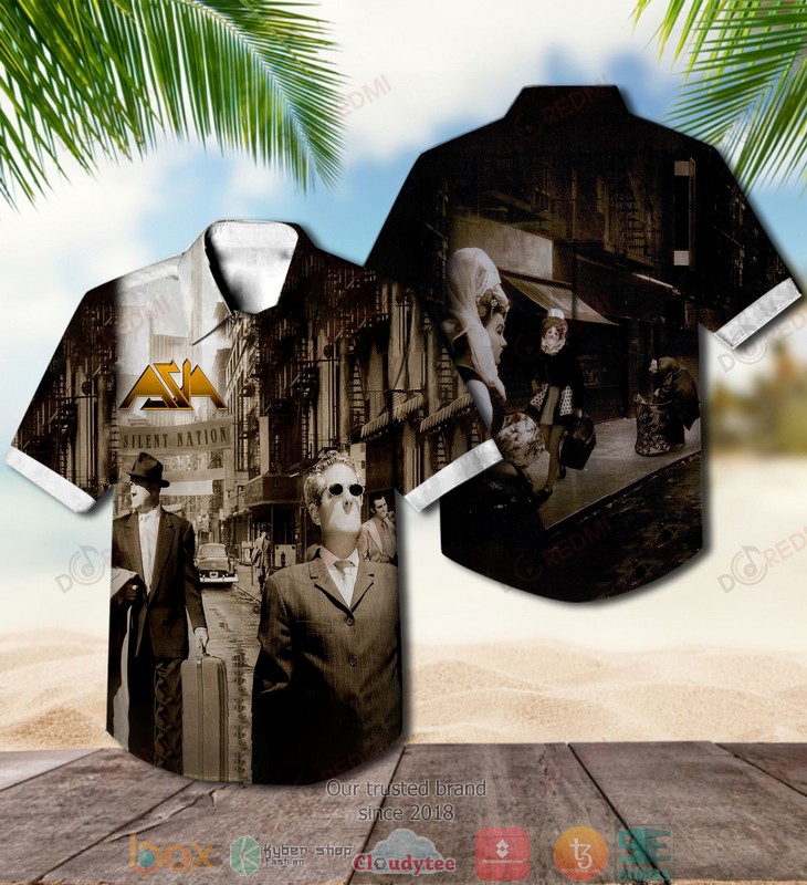 Asia band Silent Nation Short Sleeve Hawaiian Shirt