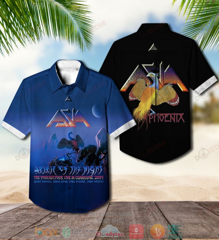 Asia band Spirit Of The Night Phoenix Short Sleeve Hawaiian Shirt 3 Asia band Spirit Of The Night Phoenix Short Sleeve Hawaiian Shirt word1