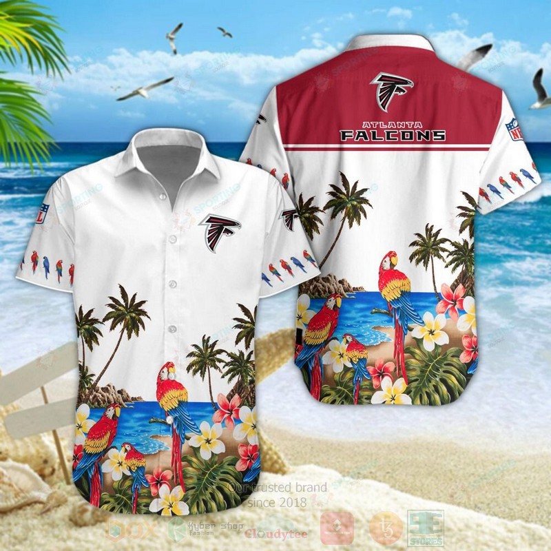 BEST Atlanta Falcons NFL Parrot Aloha Hawaiian Shirt