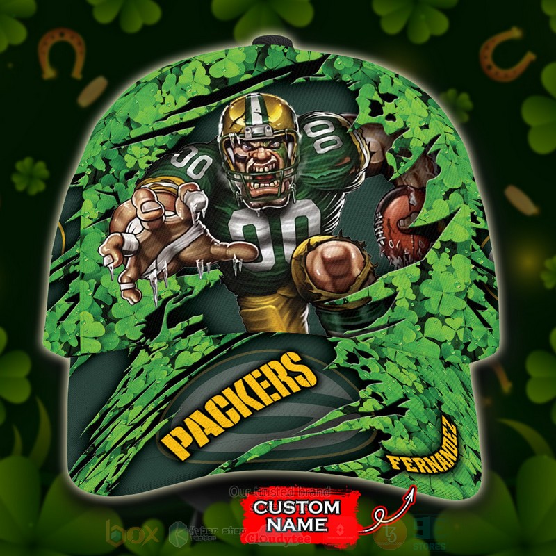 BEST Atlanta Falcons St Patrick Day Mascot Custom Classic Cap word2