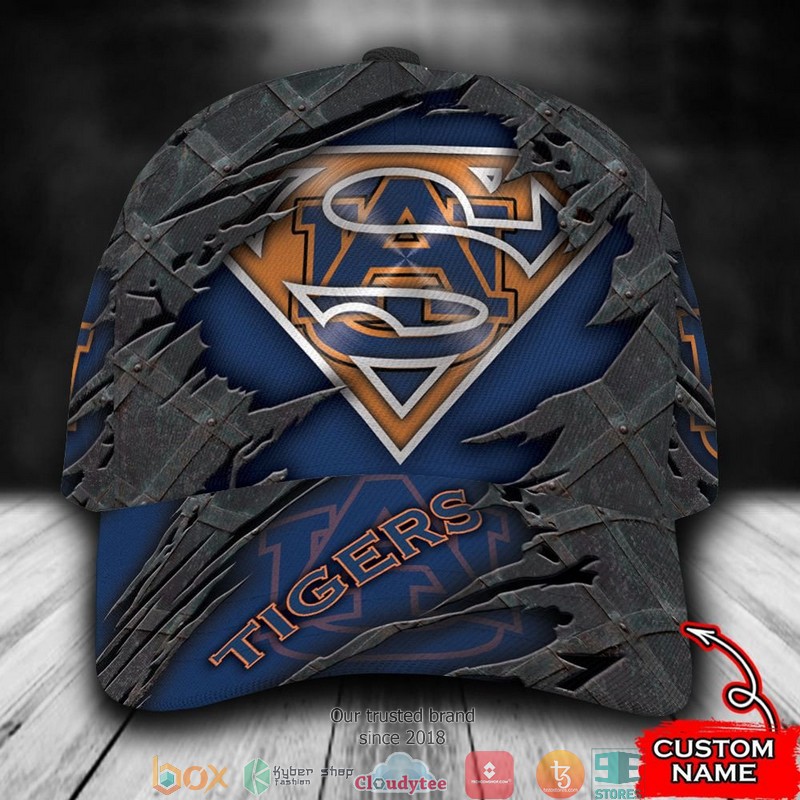 Auburn Tigers Superman NCAA1 Custom Name Cap