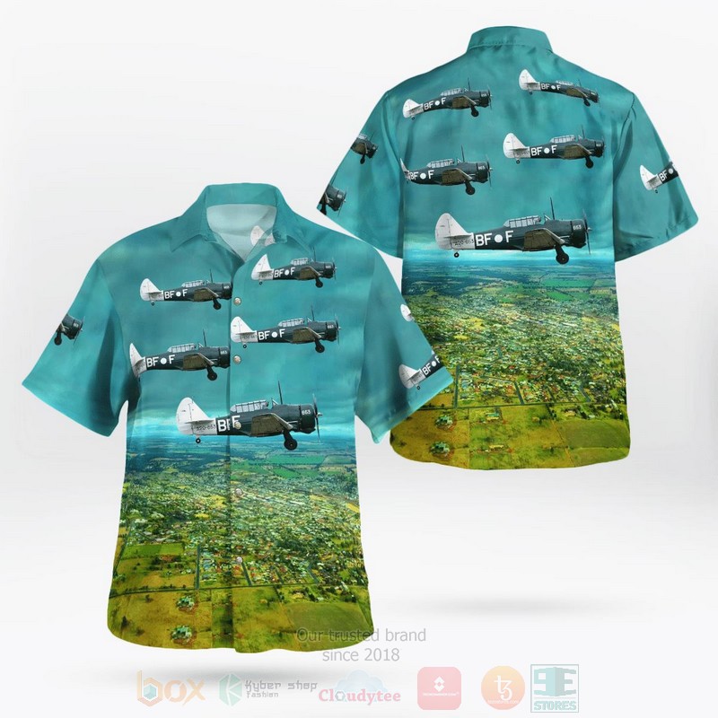 BEST Australia, Temora Aviation Museum, CA-16 Wirraway 3D Aloha Shirt word1