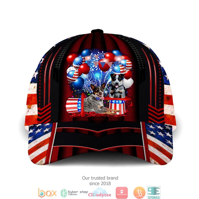 Australian Cattle Dog Patriot Us Flag Balloon Cap 2 Australian Cattle Dog Patriot Us Flag Balloon Cap word3
