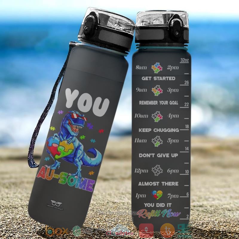 Dinosaur Autism You Au Some Water Bottle