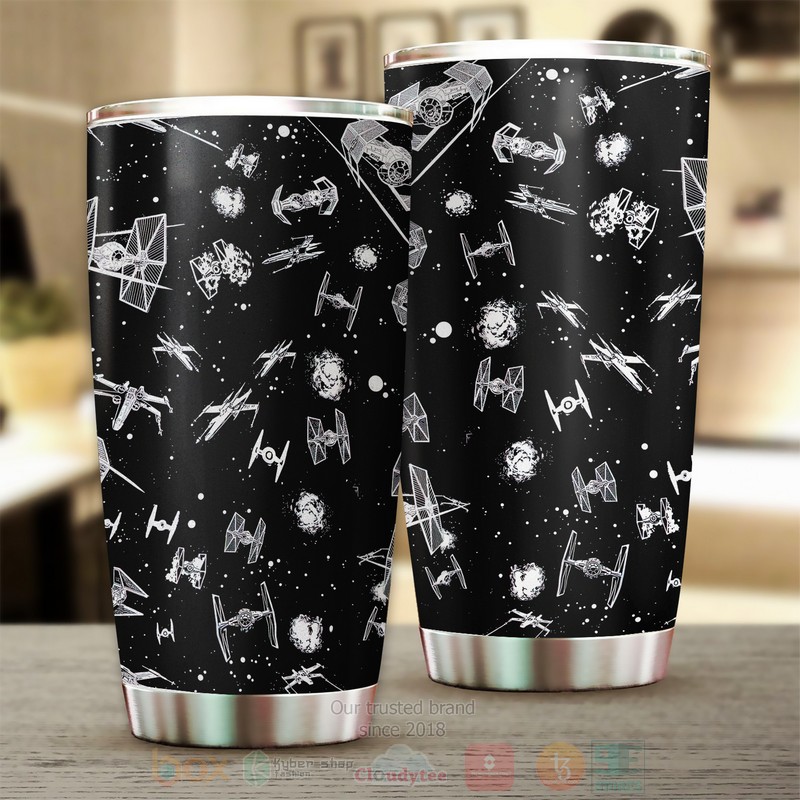 BEST Star Wars Starships 3D Steel Tumbler