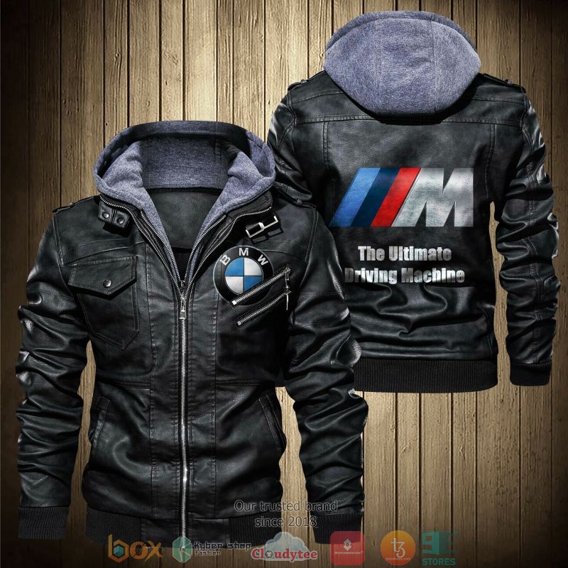 NEW BMW The Ultimate Driving Machine PU Leather Jacket 2 NEW BMW The Ultimate Driving Machine PU Leather Jacket word3