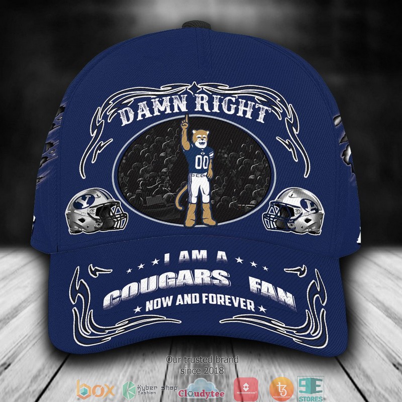BYU Cougars Mascot NCAA1 Custom Name Cap word1