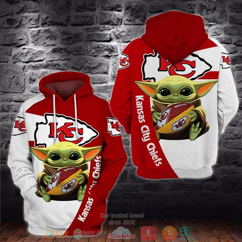 NEW Baby Yoda Kansas City Chiefs 3D Hoodie 3 NEW Baby Yoda Kansas City Chiefs 3D Hoodie word1