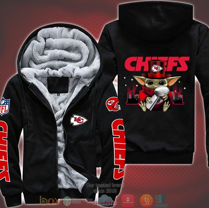 NEW Baby Yoda Kansas City Chiefs LIV 3D Fleece Hoodie 8 NEW Baby Yoda Kansas City Chiefs LIV 3D Fleece Hoodie word2
