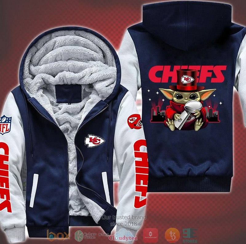 NEW Baby Yoda Kansas City Chiefs LIV 3D Fleece Hoodie 3 NEW Baby Yoda Kansas City Chiefs LIV 3D Fleece Hoodie word3