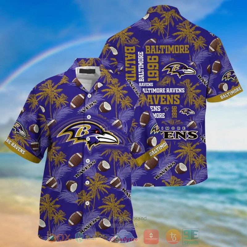 NEW Baltimore Ravens palm tree Hawaii Shirt 5 NEW Baltimore Ravens palm tree Hawaii Shirt word2