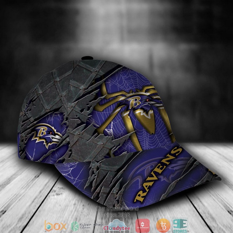 Baltimore Ravens Spider Man NFL Custom Name Cap 2 Baltimore Ravens Spider Man NFL Custom Name Cap word2